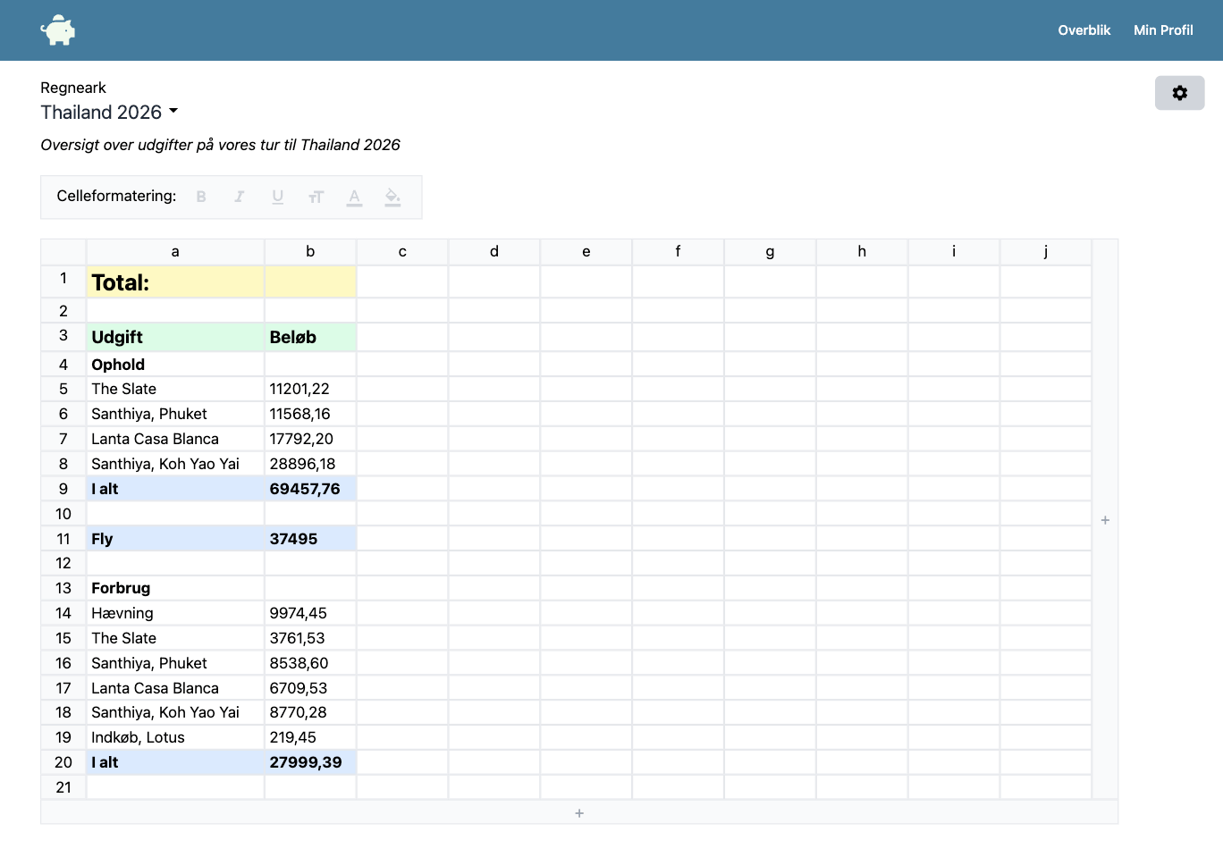 Tabelle